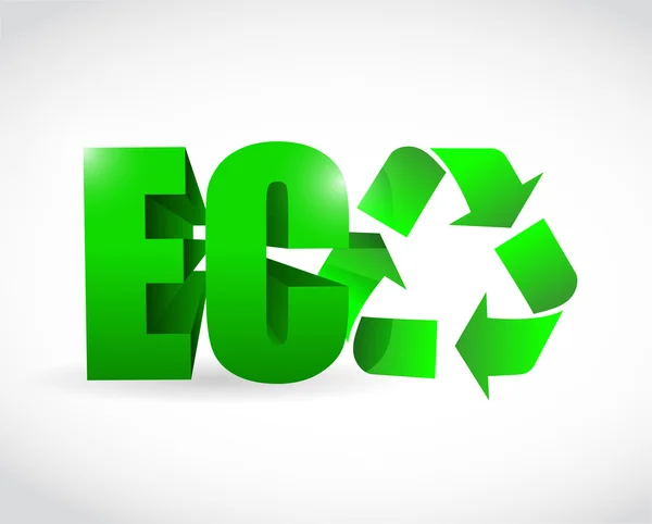 Eco recycle — Stockfoto