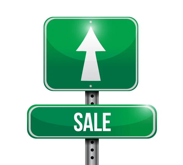 Prodej silniční znamení ilustrace design — Stock fotografie