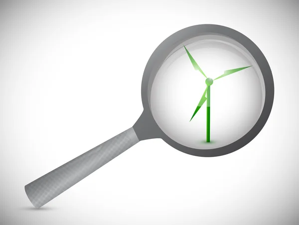 Windmill alternative energy under review. — Stock Photo, Image