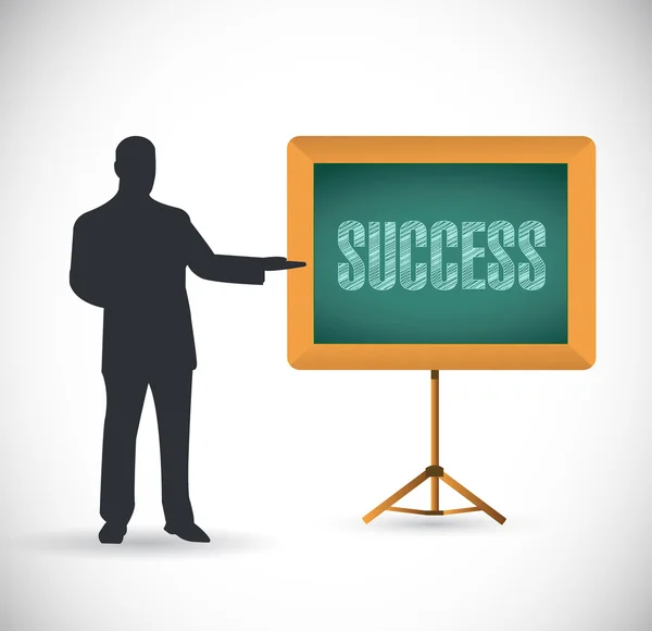 Success presentation concept illustration design — Stock Photo, Image