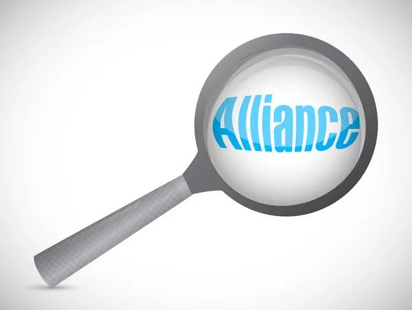 Allianz-Illustrationsdesign — Stockfoto