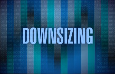 ikili bir arka plan üzerinde küçülme metin.