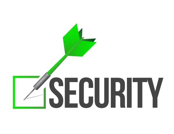 Target security illustration design — Stock Photo, Image