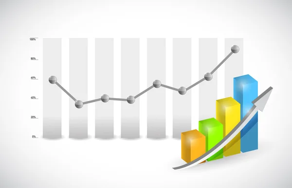 Business illustration diagramsymbol — Stockfoto