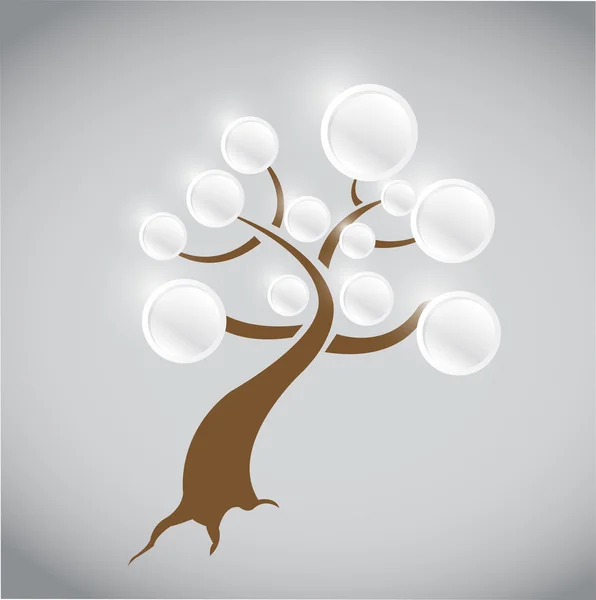 Info tree illustration design — Stock Photo, Image