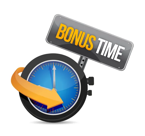 Bonus time watch illustration design — Stock Photo, Image