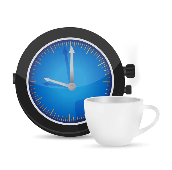 Time for coffee illustration design — Stock Photo, Image