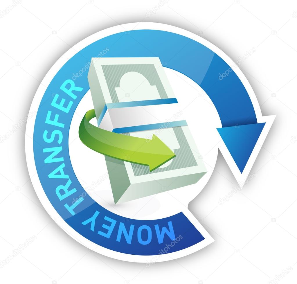 money transfer illustration design