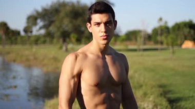 motive edici bir eğitmen. kamera işaret. fisical fitness