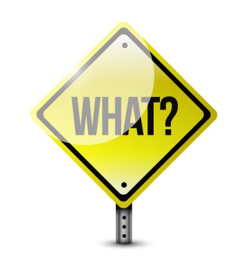 ne yol işareti illüstrasyon tasarımı