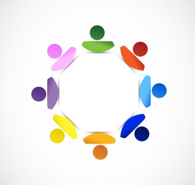 çeşitlilik insanların konsept illüstrasyon