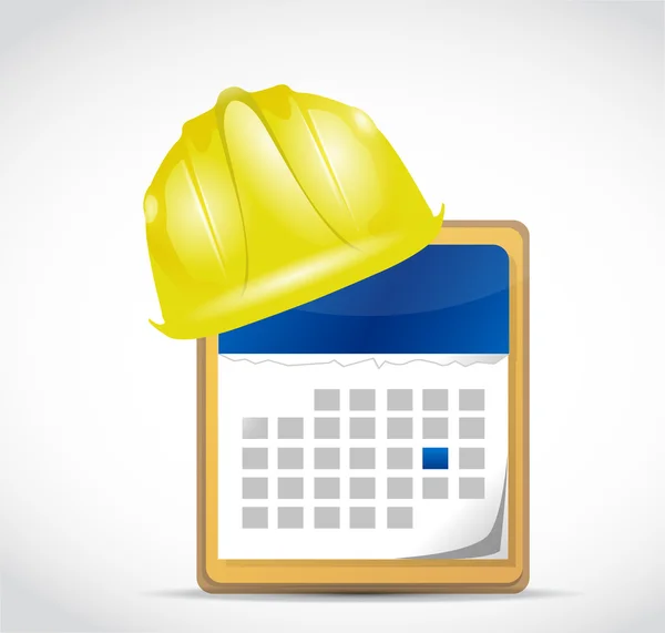 Construction dates illustration design — Stock Photo, Image