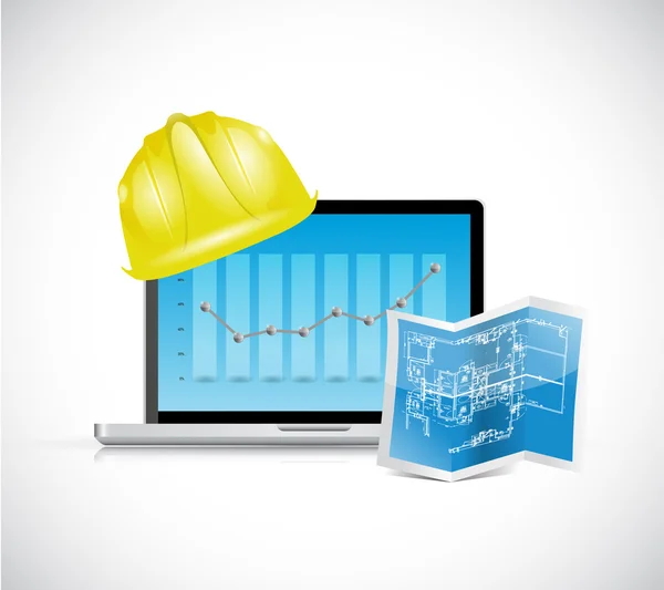 Construction business illustration design — Stock Photo, Image