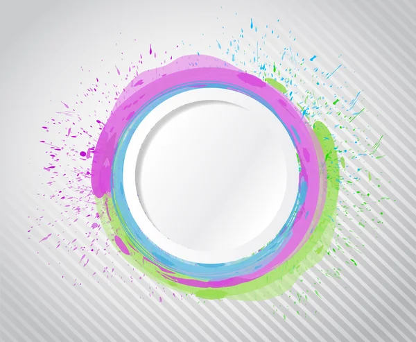 Ink circle drops illustration design — Stock Photo, Image