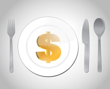 pahalı restorana illüstrasyon tasarımı