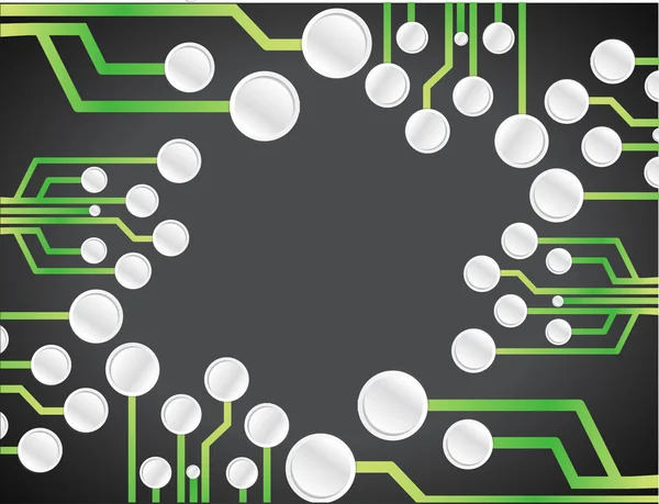 Elektronik devre tasarım grafik illüstrasyon — Stok fotoğraf