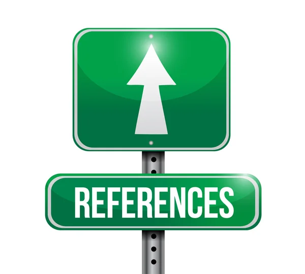 References road sign illustration design — Stock Photo, Image