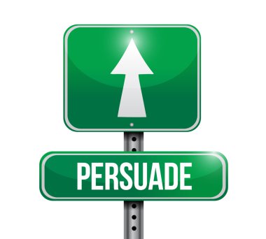 yol işareti illüstrasyon tasarımı ikna