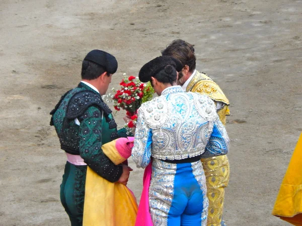 秘鲁-nov 2013： 西班牙斗牛士胡安 · 何塞 · 帕迪拉 — 图库照片