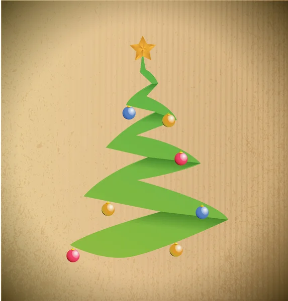 Χριστουγεννιάτικο δέντρο σχέδιο εικονογράφηση — Φωτογραφία Αρχείου