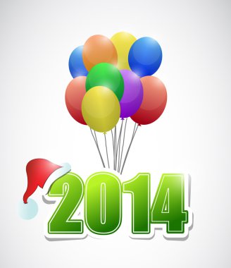 2014 vrolijk kerstfeest ondertekenen afbeelding ontwerp