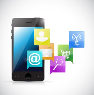 telefon Internet ağ iletişim kavramı