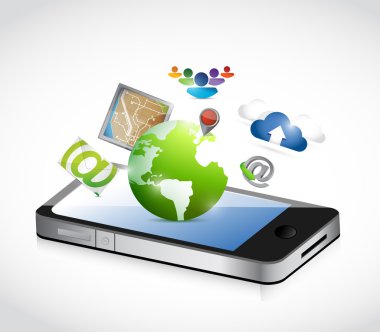 telefon ve apps çizimde tasarım