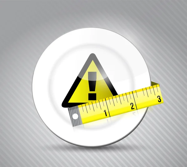 Foot warning sign illustration design — Stock Photo, Image