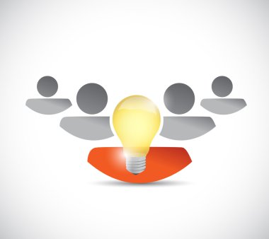 geweldig team idee conceptontwerp illustratieHarika takım fikir konsept illüstrasyon tasarımı
