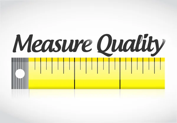 Measure quality illustration design — Stock Photo, Image