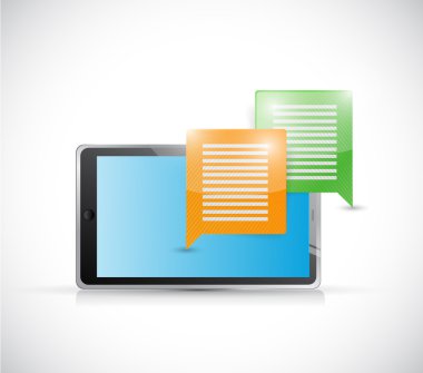 Tablet ve kabarcık iletişim kavramı