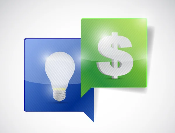 Monetary ideas communication illustration — Stock Photo, Image