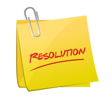 Çözünürlük posta ileti illüstrasyon tasarımı