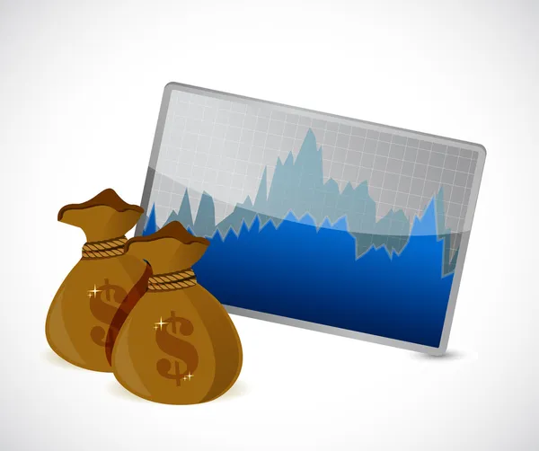 Geld forex exchange-conceptontwerp illustratie — Stockfoto