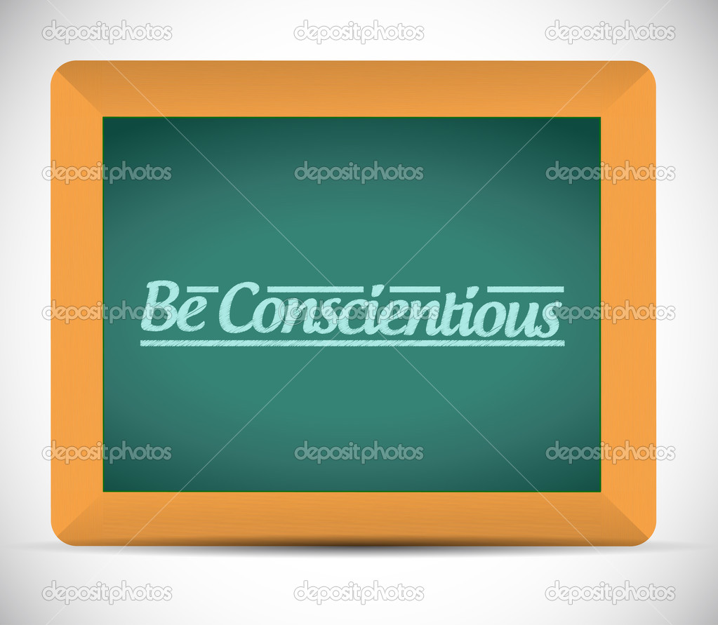 be conscientious illustration design