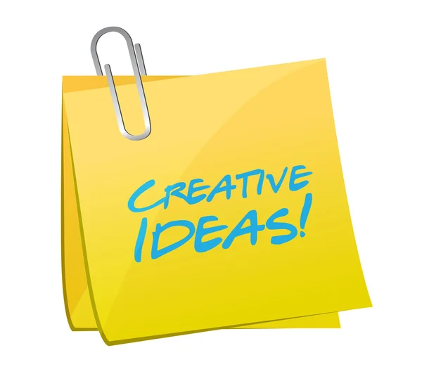 Creative ideas post illustration design — Stock Photo, Image