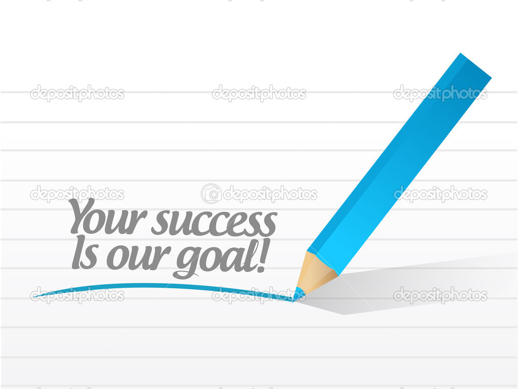 your success is our goal illustration design