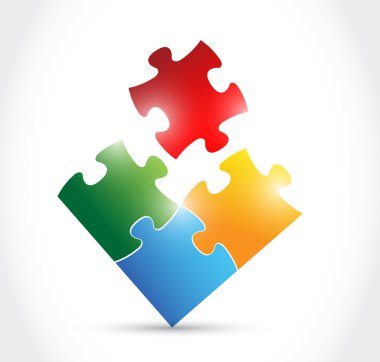 renk bulmaca illüstrasyon tasarımı