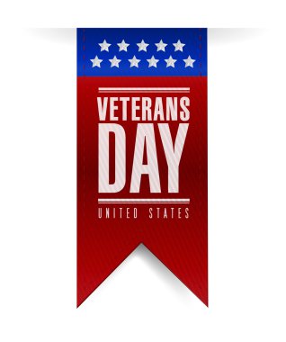 veterans day banner illustration design clipart