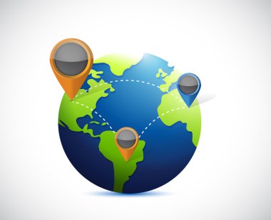 Küre ve Bulucu illüstrasyon tasarımı