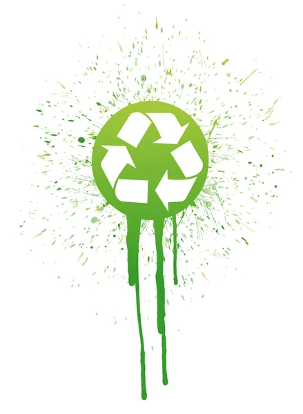 Encre recycler symbole illustration conception — Photo