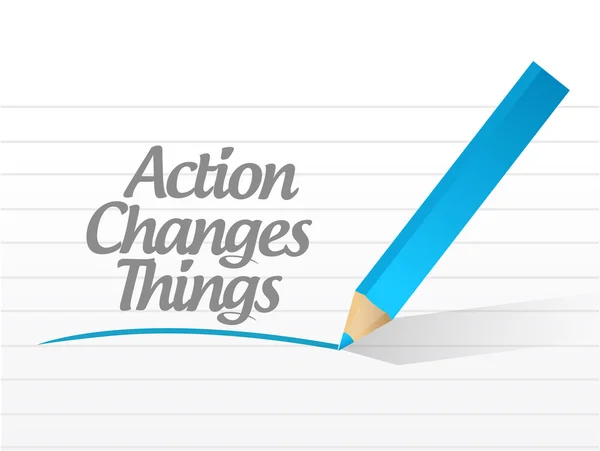 Action changes things message currency chat c — Stock Photo, Image