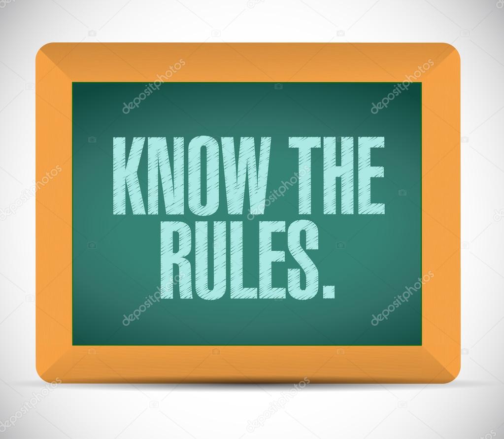 know the rules illustration design