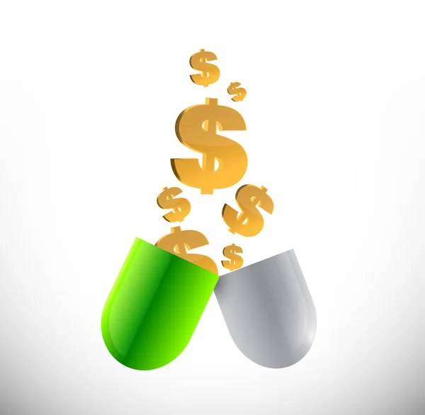 Концепция дорогих лекарств — стоковое фото