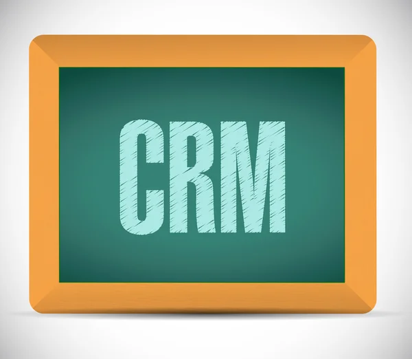 CRM ileti illüstrasyon tasarımı — Stok fotoğraf