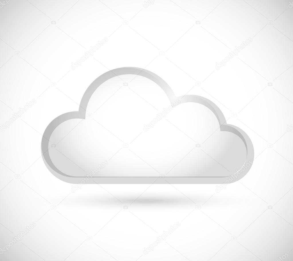 cloud border illustration design