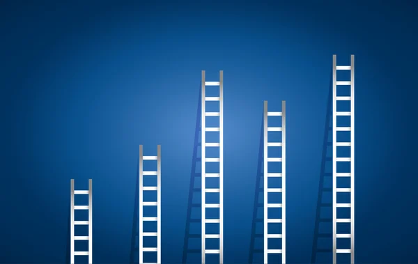 Set of ladders illustration design — Stock Photo, Image