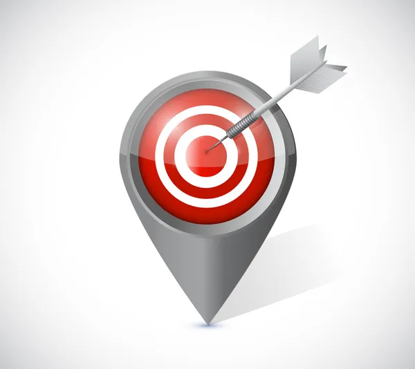 Target pointer illustration design — Stock Photo, Image