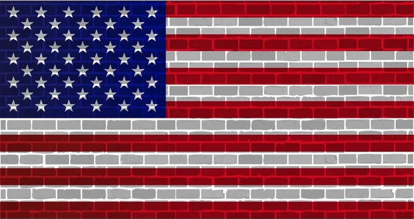 Графический дизайн флага США — стоковое фото