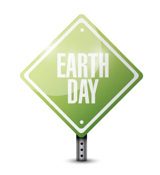 Earth day sign illustration design — Stock Photo, Image